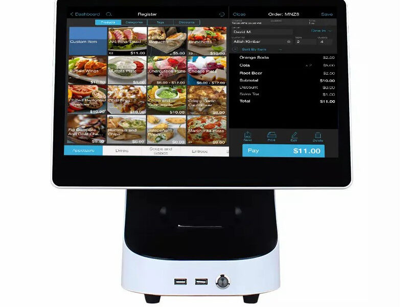 15.6 inch windows pos system