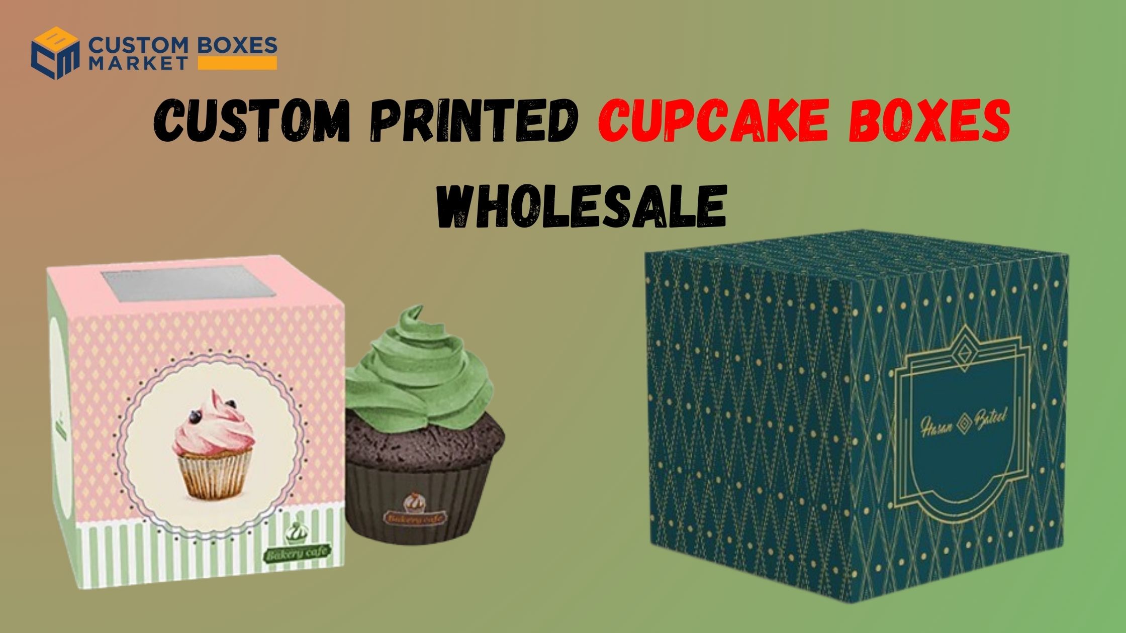 Elevate Your Brand with Custom Cupcake Boxes Wholesale